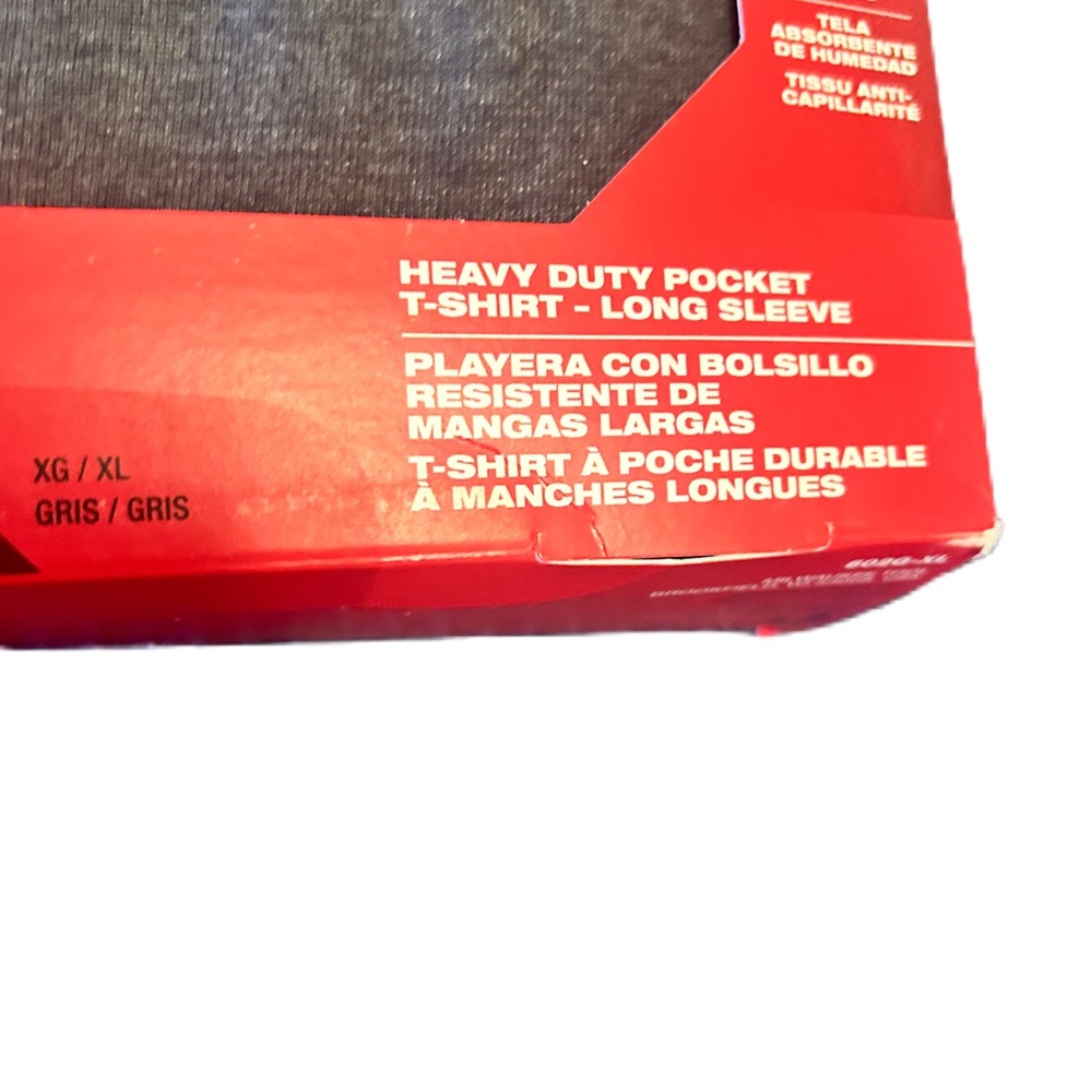 COPY - Milwaukee Tool Heavy Duty Long Sleeve T-Shirt - Gray | Men’s XL - Picture 5 of 7